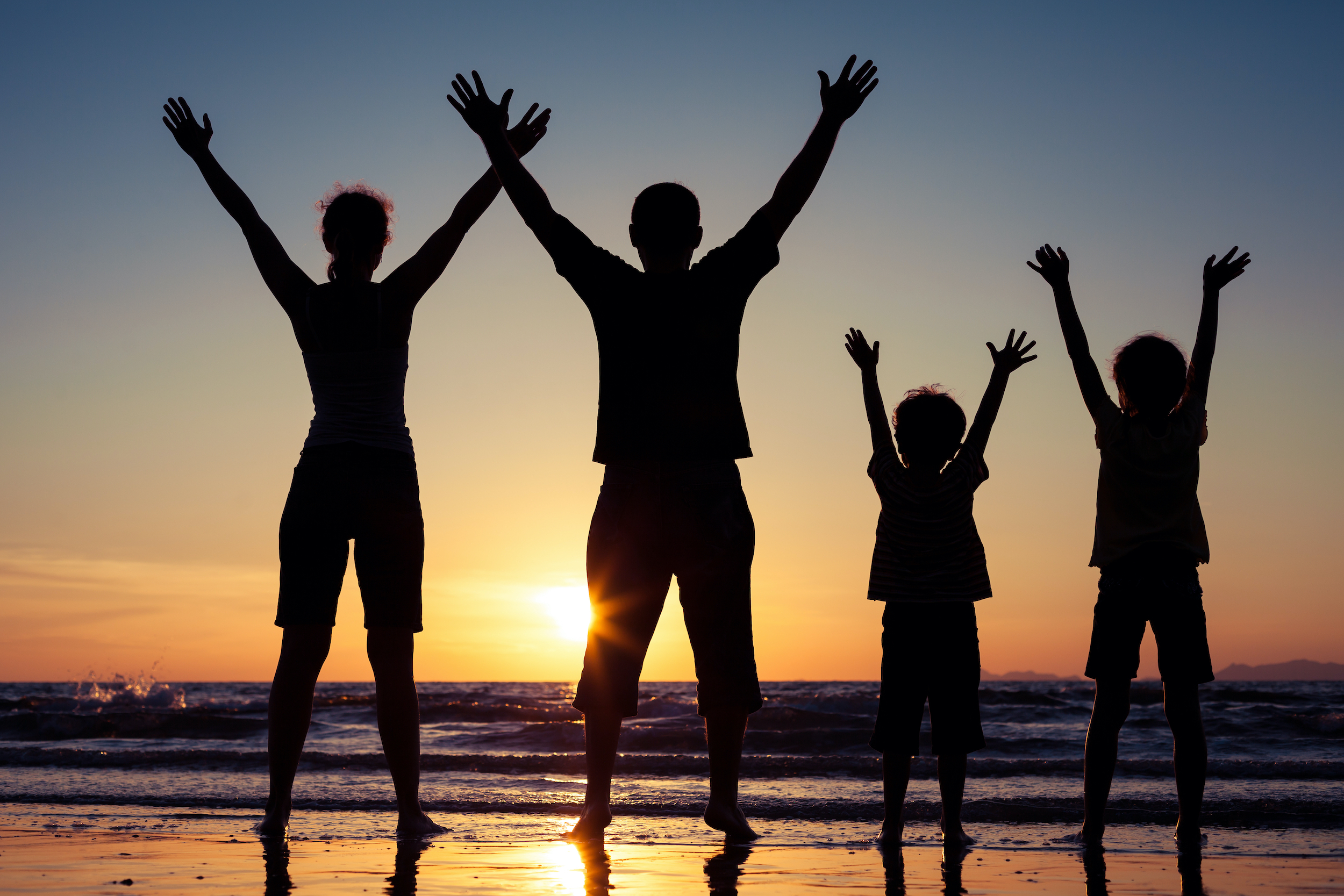 Community on the beach